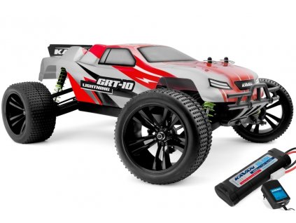 RC auto Kavan GRT-10 Lightning 4WD RTR 1:10 (cervena)