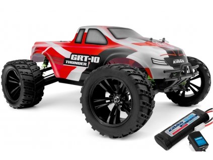 RC auto Kavan GRT-10 Thunder 4WD RTR 1:10 (cervena)