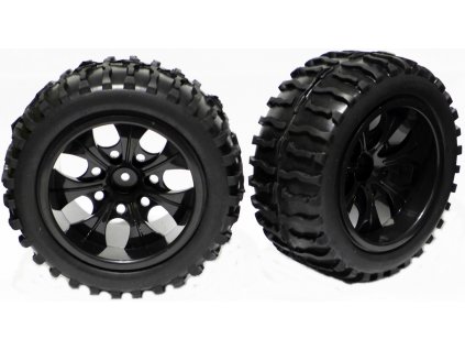 HIMOTO MONSTER TRUCK KOLA BLACK 1:10 (2ks)
