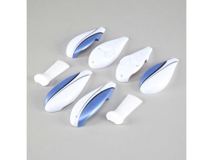 E-flite kryty kol a podvozku: Cirrus SR-22T 1.5m