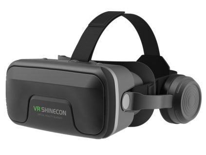 VR 3D brýle Shinecon se sluchátky pro virtuální realitu