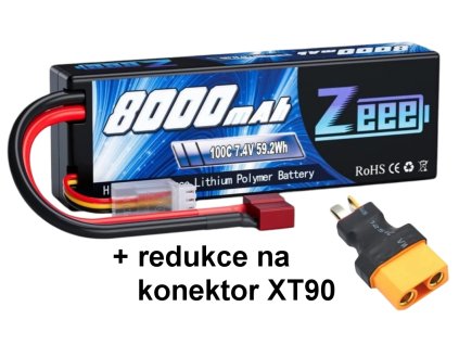Baterie Li-Pol Zeee 8000mAh 100C 7.4V