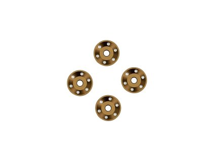 Traxxas podložka disku kol hliníková bronzová (4)