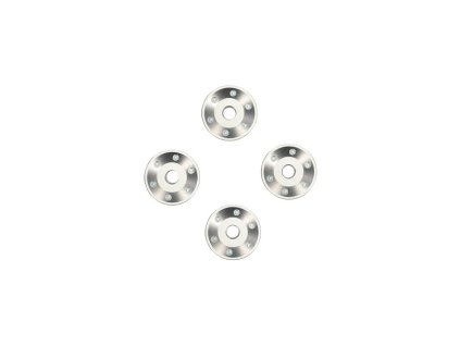 Traxxas podložka disku kol hliníková stříbrná (4)