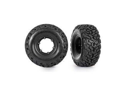 Traxxas kolo 2.2/3.2, disk černý vnější, pneu Maxx Slash belted (pro #10274, 10276) (2)