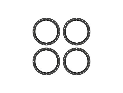 Traxxas kroužek Beadlock hliníkový černý (4)