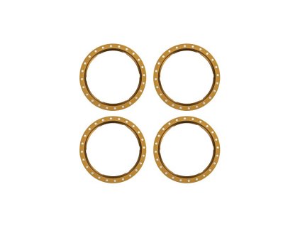 Traxxas kroužek Beadlock hliníkový bronzový (4)