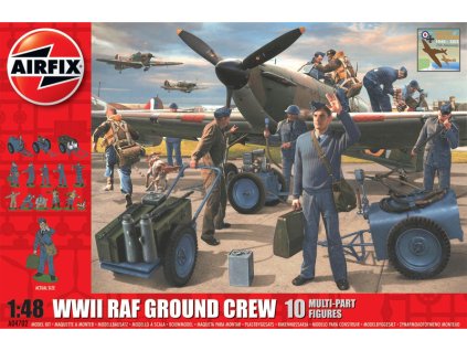 Airfix diorama - WWII RAF Ground Crew (1:48)