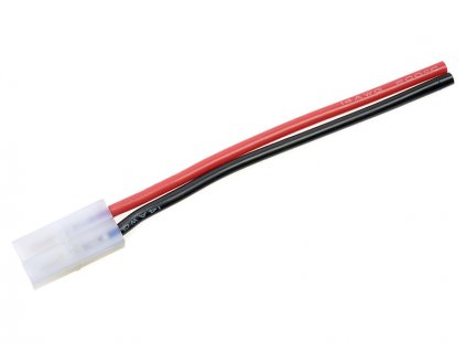 Zlacený konektor Tamiya samice s kabelem 14AWG