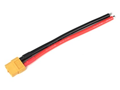 Zlacený konektor XT-60 samec s kabelem 12AWG