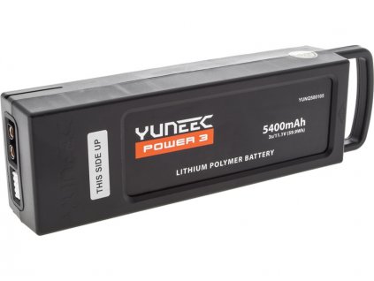 Yuneec Q500 4K: LiPol 11.1V 5400mAh 3S černá