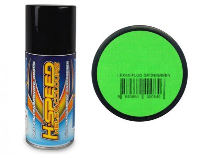 H-SPEED Spray na lexan 150ml fluoresc. zelený