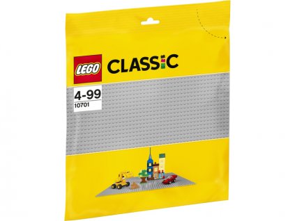 LEGO Classic - Šedá podložka na stavění