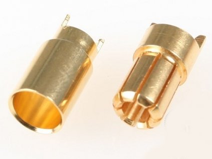 KONEKTOR GOLD 6mm (1 pár)