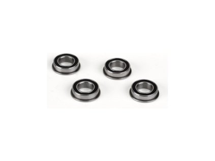 Ložisko chrom guma s přírubou 8x14x4mm (4)