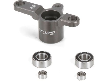 TLR 8ight 4.0: Páka plynu 3-ramenná hliník, lož.