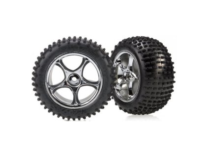 Kolo zadní Off-Road 2.2", stříbrný disk (2)