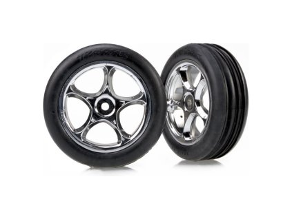 Kolo přední Ribbed 2.2", stříbrný disk (2)