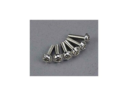 Šroub křížový hlava s přírubou zink. M3x12mm (6)