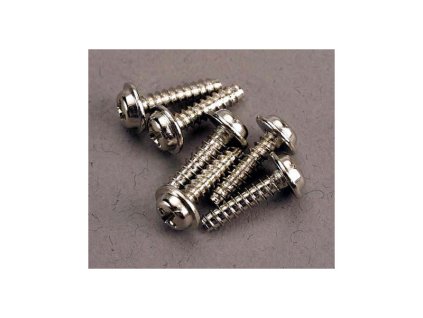 Vrut křížový hlava s přírubou zink. 3x12mm (6)