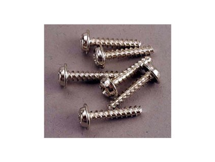 Vrut křížový hlava s přírubou zink. 3x15mm (6)