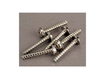 Vrut křížový hlava s přírubou zink. 3x18mm (6)