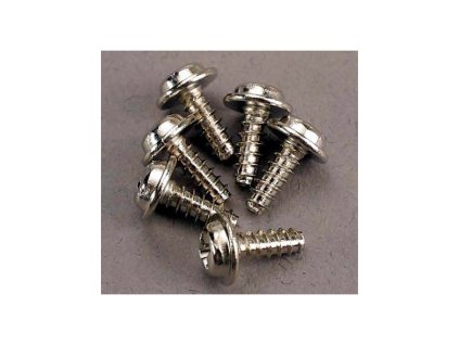 Vrut křížový hlava s přírubou zink. 3x8mm (6)