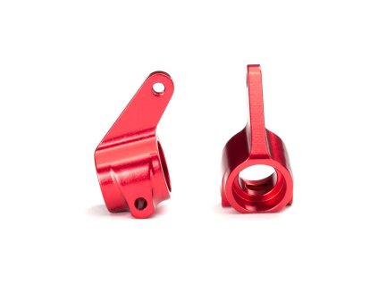 Traxxas - těhlice přední hliníkové červené
