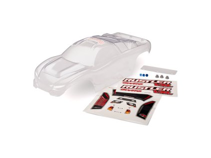 Rustler - karosérie nenabarvená, samolepky