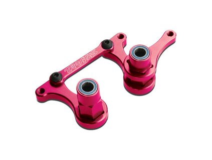 Traxxas - páky řízení hliníkové růžové