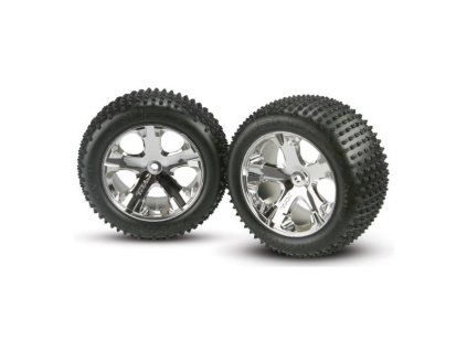 Kolo zadní Off-Road 2.8", stříbrný disk (2)