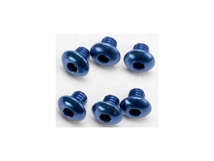 Šroub imbus půlkulatá hlava hliník M4x4mm (6)