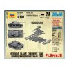 Zvezda Easy Kit Panzer III Flamethrower Tank (1:100)