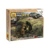 Zvezda Easy Kit British QF 2-pdr Anti Tank Gun w/crew (1:72)