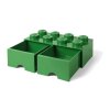 LEGO storage box with drawers 250x500x180mm - black