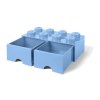 LEGO storage box with drawers 250x500x180mm - black