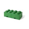 LEGO storage box with drawers 250x500x180mm - aqua