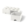 LEGO storage box with drawers 250x500x180mm - aqua
