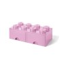 LEGO storage box with drawers 250x500x180mm - aqua