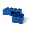 LEGO storage box with drawers 250x500x180mm - aqua