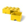LEGO storage box with drawers 250x500x180mm - aqua
