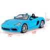 Bburago Porsche 718 Boxster 1:24 modrá