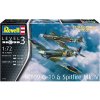 Revell Messerschmitt Bf 109G-10, Spitfire Mk.V (1:72)