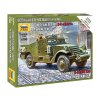 Zvezda Soviet M-3 Scout Car with Machine Gun (1:100)