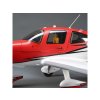 E-flite Cirrus SR-22T 1.5m červený SAFE Select BNF Basic