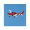 E-flite Cirrus SR-22T 1.5m červený SAFE Select BNF Basic