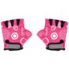 Globber - Dětské ochranné rukavičky XS Fuchsia Shapes
