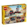 LEGO Creator - Náklaďák s plochou korbou a helikoptéra