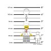 LEGO svítící klíčenka - Iconic Šéfkuchař