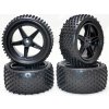 KOMPLETNÍ SADA KOL BUGGY ZMOTO Z3 BLACK 1:10 (4ks)